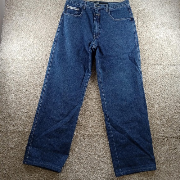 Marithe Francois Girbaud Jeans Mens 34x35 Blue Relaxed Fit